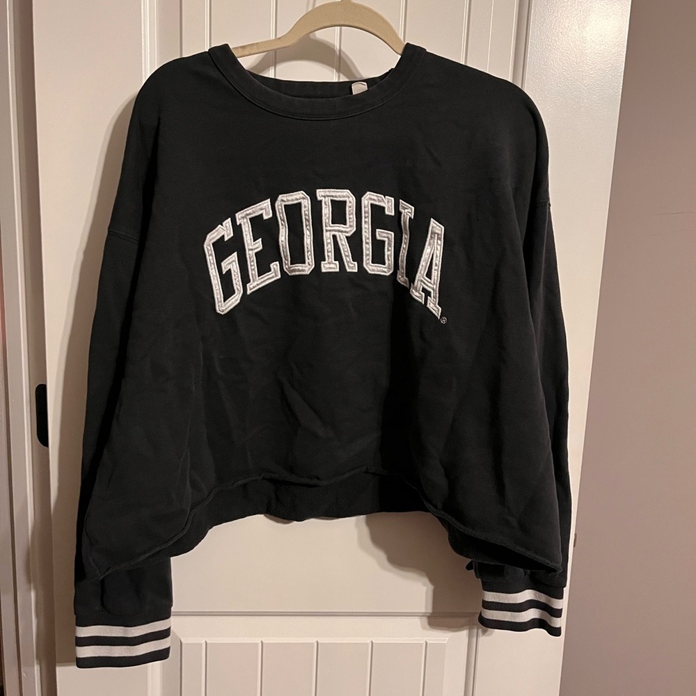UGA Cropped Sweatshirt